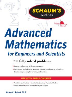 cover image of Schaum's Outline of Advanced Mathematics for Engineers and Scientists